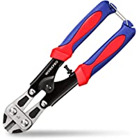 WORKPRO Cortador de Pernos 8&quot- CR-MO Mini Cortador de Alambre- Cable para Trabajo Pesado- Cizallas Cortadora de Resorte…